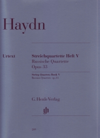 Haydn String Quartets Book 5 Op33 Nos 1-6 Sheet Music Songbook