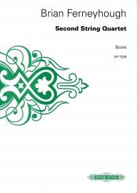Ferneyhough Second String Quartet Study Score Sheet Music Songbook