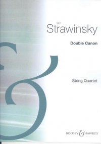 Stravinsky Double Canon String Quartet Sheet Music Songbook