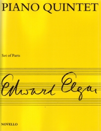 Elgar Piano Quintet Score & Parts Sheet Music Songbook