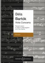 Bartok Viola Concerto Op Posth Full Score Sheet Music Songbook
