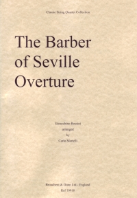 Rossini Barber Of Seville Overture Martelli Str Qt Sheet Music Songbook
