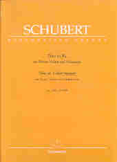 Schubert Piano Trio Eb D929 Score & Parts Sheet Music Songbook