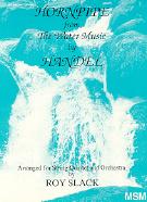 Handel Hornpipe From Water Music String Quartet Sheet Music Songbook