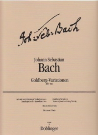 Bach Goldberg Variations Bwv988 String Trio Parts Sheet Music Songbook