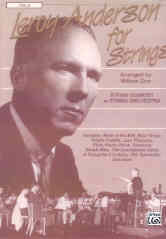 Leroy Anderson For Strings (viola) Arr Zinn Sheet Music Songbook