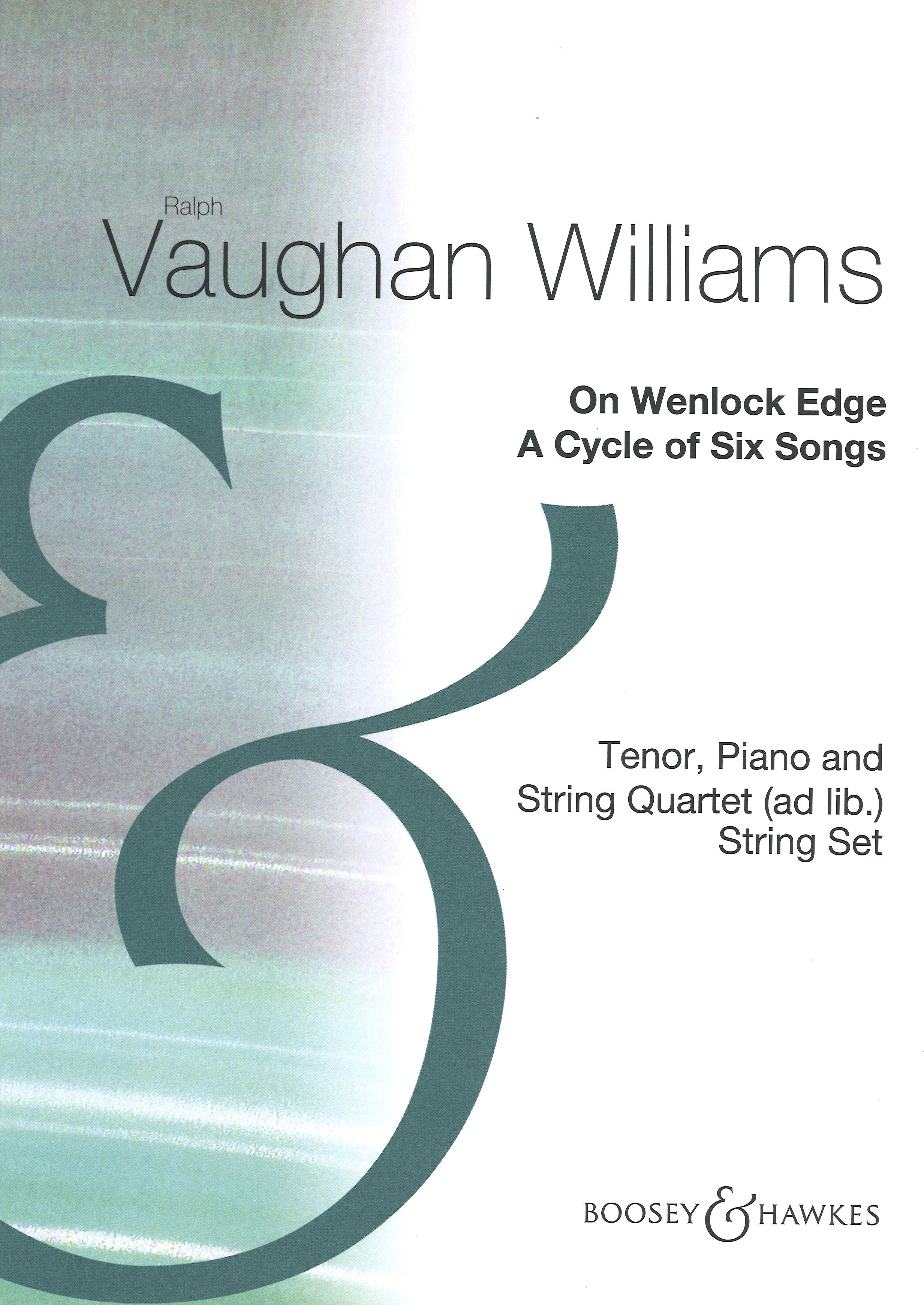Vaughan Williams On Wenlock Edge Str Quartet Pts Sheet Music Songbook