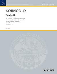 Korngold String Sextet Set Of Parts Sheet Music Songbook