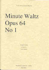 Chopin Minute Waltz Op64/1 String Quartet Sheet Music Songbook