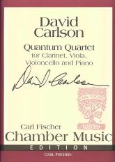 Carlson Quantum Quartet Cl/va/vc/pf Sheet Music Songbook