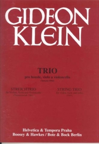 Klein String Trio (1944) Score & Parts Sheet Music Songbook