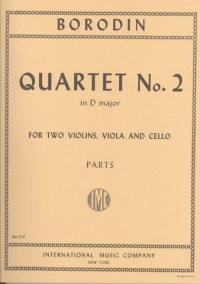 Borodin String Quartet No 2 Dmaj Set Of Parts Sheet Music Songbook