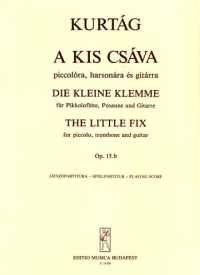 Kurtag Small Snag 15b Picc/trbn/gtr Sheet Music Songbook
