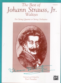 Strauss Best Of 1st Violin Sheet Music Songbook