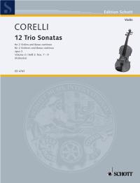 Corelli Trio Sonatas (12) Book 3 2 Vlns/basso Cont Sheet Music Songbook