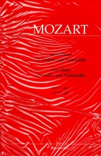 Mozart Duos For Violin & Cello K423 K424 Parts Sheet Music Songbook