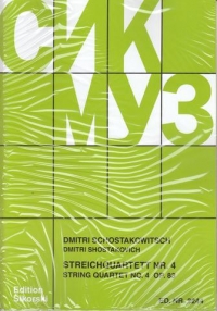 Shostakovich String Quartet No 4 Op83 Parts Set Sheet Music Songbook