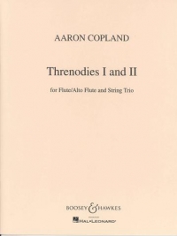Copland Threnodies 1 & 2 Fl (a Fl)/vln/vla/vc Sheet Music Songbook