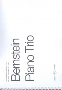 Bernstein Piano Trio Earliest Works Series Sheet Music Songbook