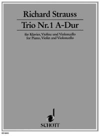 Strauss R Piano Trio No 1 Amaj Pf/vl/vc Sc & Parts Sheet Music Songbook