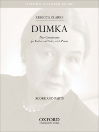 Clarke Dumka Duo Concertante Vn/va/pf Sheet Music Songbook