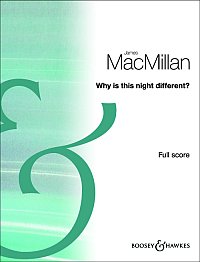 Macmillan Why Is This Night Different Str Qt Score Sheet Music Songbook