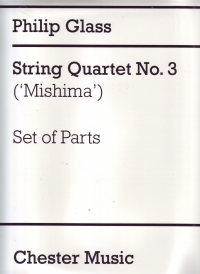 Glass String Quartet No 3 (mishima) Parts Sheet Music Songbook