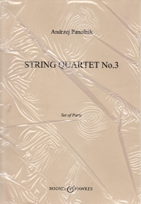 Panufnik String Quartet No 3 Parts Sheet Music Songbook
