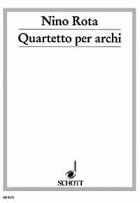 Rota String Quartet (score & Parts) Sheet Music Songbook