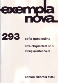 Gubaidulina String Quartet 2 Set Of Parts Sheet Music Songbook