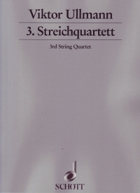 Ullmann String Quartet No 3 Score & Parts Sheet Music Songbook