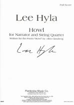 Hyla Howl Narrator & String Quartet Full Score Sheet Music Songbook