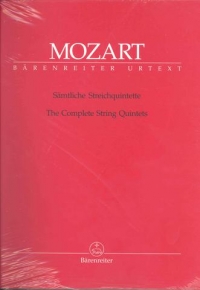 Mozart Complete String Quintets Set Of Parts Sheet Music Songbook