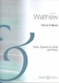 Walthew Trio In Cmin Violin, Clarinet (viola) & Pf Sheet Music Songbook