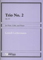 Liebermann Trio No 2 Op87 Fl/vc/pf Sheet Music Songbook