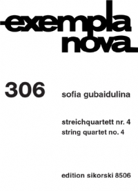 Gubaidulina String Quartet No 4 Score & Parts Sheet Music Songbook
