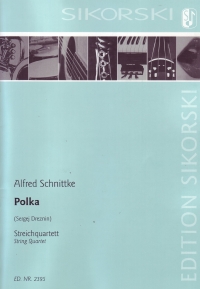 Schnittke Polka String Quartet Sheet Music Songbook