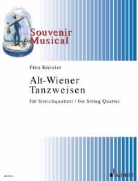 Kreisler Alt-wiener Tanzweisen String Quartet Sheet Music Songbook