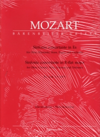 Mozart Sinfonia Concertante K297b Ob/cl/hn/bsn/pf Sheet Music Songbook