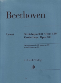 Beethoven String Quartet Op130 Grand Fugue Op133 Sheet Music Songbook