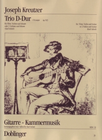 Kreutzer Trio In D Op9/3 Fl Vn Gtr Sheet Music Songbook