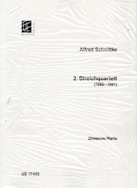 Schnittke String Quartet No 2 Set Of Parts Sheet Music Songbook