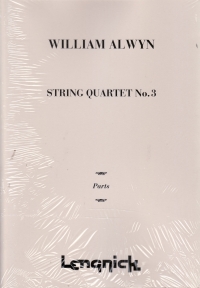 Alwyn String Quartet No 3 Parts Sheet Music Songbook