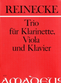 Reinecke Trio Op264 Cl/vla/pf Sheet Music Songbook