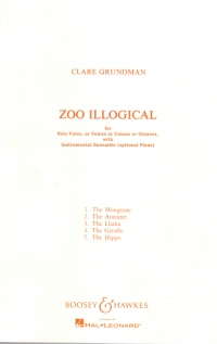 Grundman Zoo Illogical Voice Wind & Perc Sheet Music Songbook