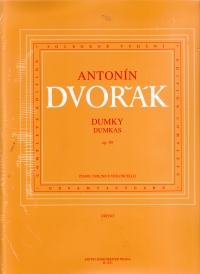 Dvorak Piano Trio No 4 E Minor Op 90 Dumky Parts Sheet Music Songbook