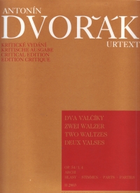 Dvorak Waltzes (2) Op 54 (no 1 In A; No 4 In D-fl Sheet Music Songbook