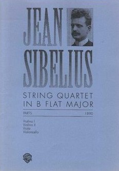 Sibelius String Quartet Bb Op4 Parts Sheet Music Songbook