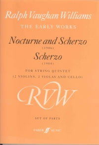 Vaughan Williams Nocturne & Scherzo & Scherzo Pts Sheet Music Songbook