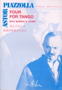 Piazzolla Four For Tango Score/parts Str Quartet Sheet Music Songbook